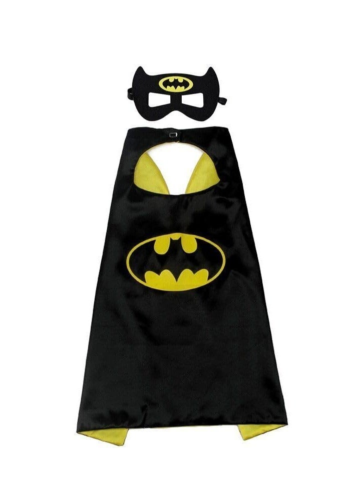 Superhero Costume Capes and Masks for Kids Boys Girls 3-10 Years  Cosplay Double Side Capes Best Superhero Toys and Kids Gifts 70cm*70cm  - Image 1