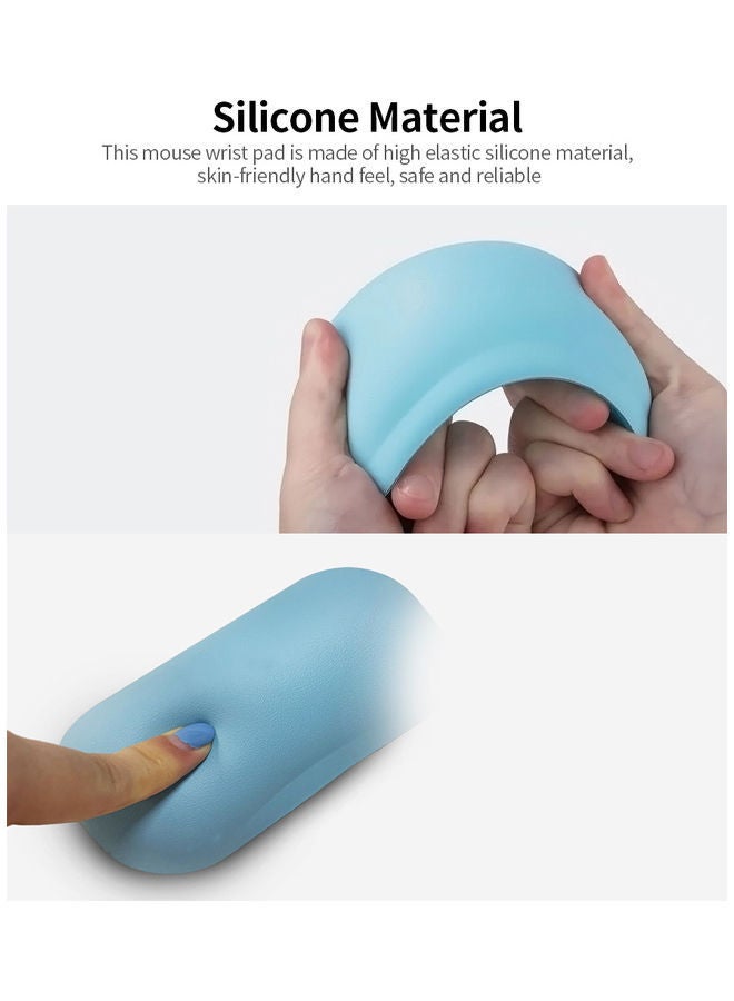 NIBEMINENT Soft Silicone Mouse Wrist Pad Grey - Image 4