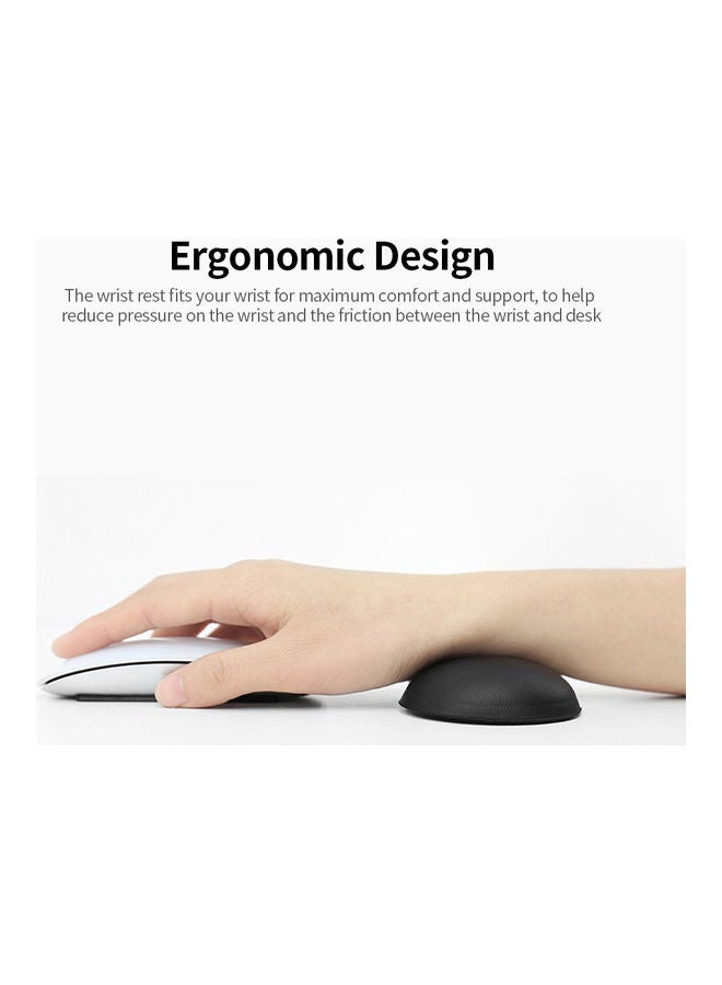 NIBEMINENT Soft Silicone Mouse Wrist Pad Grey - Image 3