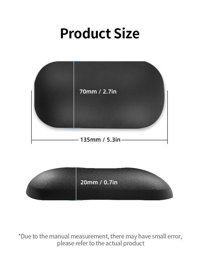 NIBEMINENT Soft Silicone Mouse Wrist Pad Grey - Image 5