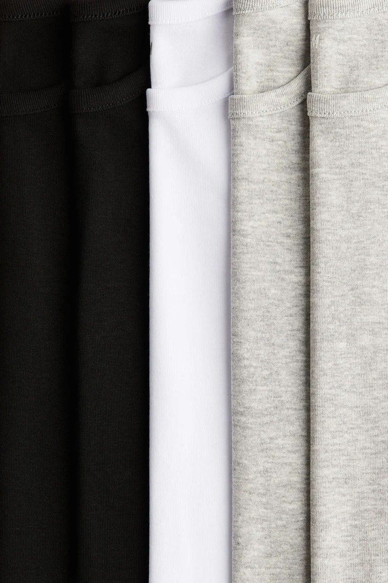 H&M 5-pack cotton vest tops