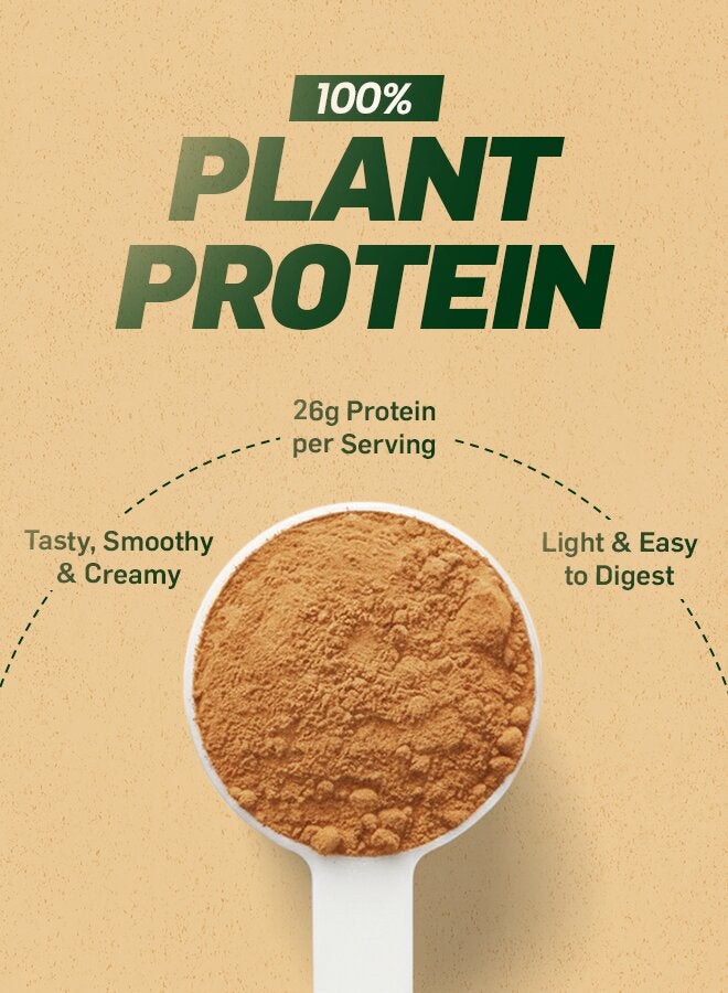 FAST&UP Plant Protein - 26 g Protein with BCAA & Digestive Enzymes & Probiotics 25 servings Cookies & Cream flavour - Image 4