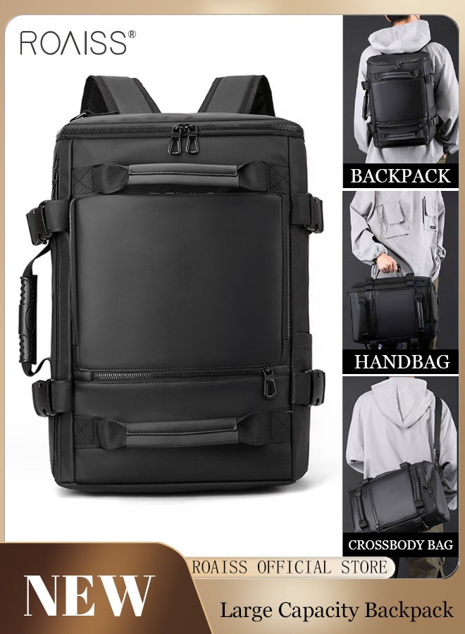 roaiss Extra Large Capacity Backpack Men'S Daily Business Travel Multifunctional Waterproof School Bag Business Travel Handbag Fitness Crossbody Bag  - Image 1