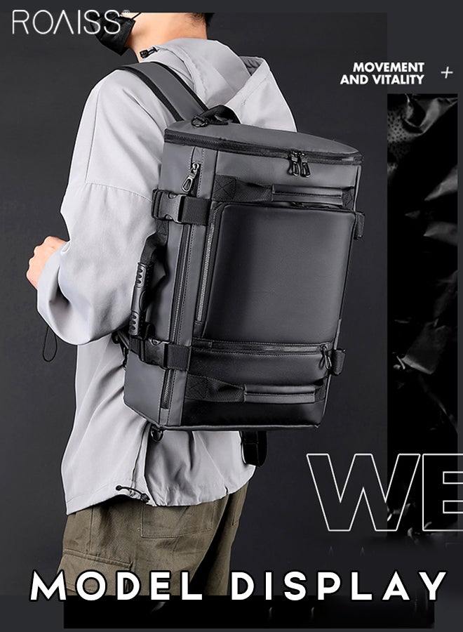roaiss Extra Large Capacity Backpack Men'S Daily Business Travel Multifunctional Waterproof School Bag Business Travel Handbag Fitness Crossbody Bag  - Image 4