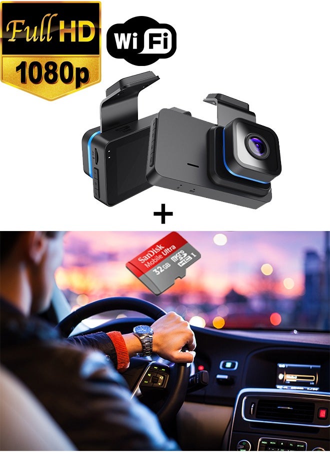 FPC Full HD 1080P Car DVR Dash Cam with Rear View Camera, GPS Night Vision Video Recorder, Auto Dashcam Black Box, Car Accessories for Vehicle Safety  - Image 3