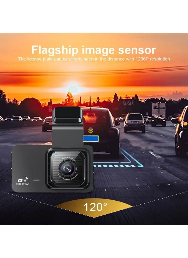 FPC - Full HD 1080P Car DVR Dash Cam with Rear View Camera, GPS Night Vision Video Recorder, Auto Dashcam Black Box, Car Accessories for Vehicle Safety - Image 1