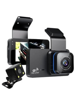FPC Full HD 1080P Car DVR Dash Cam with Rear View Camera, GPS Night Vision Video Recorder, Auto Dashcam Black Box, Car Accessories for Vehicle Safety  - Image 2