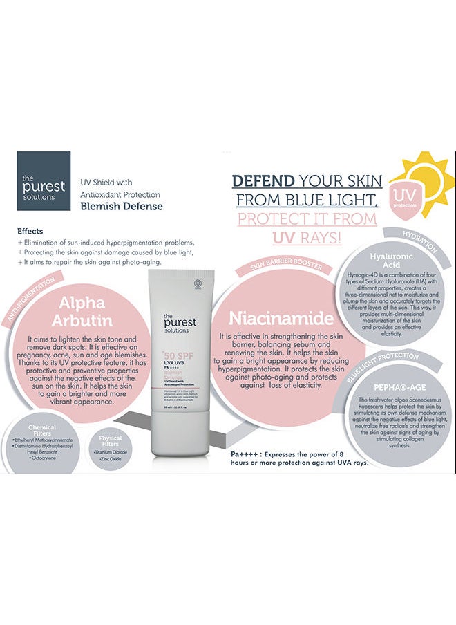 the purest solutions Blemish Defense Sunscreen  - Image 3