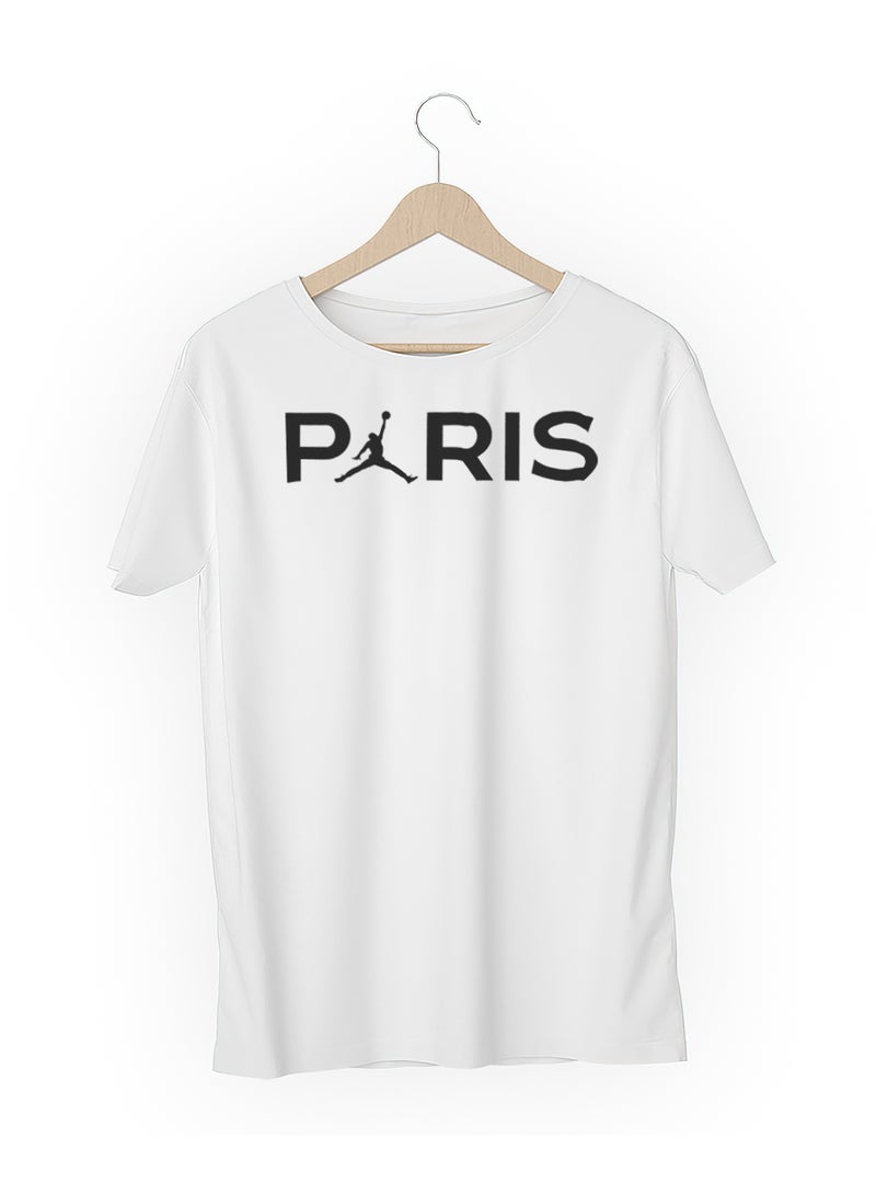 Fashion World Cotton T-shirt Printed with High-quality Paris Club - Image 3