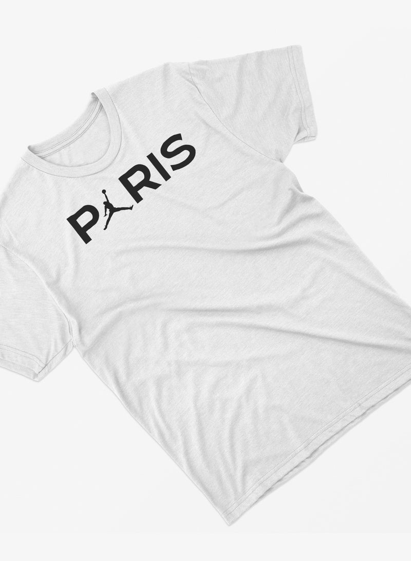 Fashion World Cotton T-shirt Printed with High-quality Paris Club - Image 2