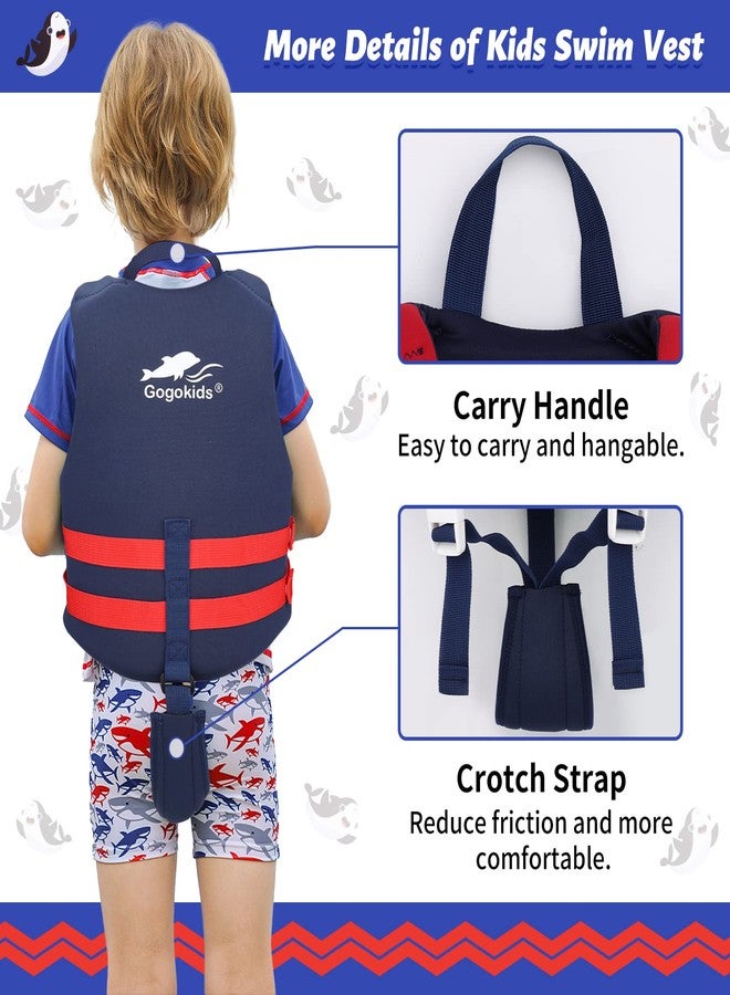 Gogokids Toddler Swim Vest Toddler Floaties Swim Vest for Kids 2-3-4-5-6-7-8-9 Years Old Swimming Pool Floats for Kids 30-50-70 Pounds Buoyancy Swimming Aid Floaties Boys Girls in Beach, Pool, Puddle - Image 3