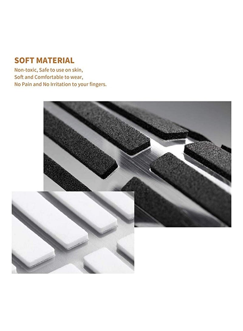 حزمة من 3 من منظمات حجم الخاتم غير المرئية للخواتم الفضفاضة والعريضة، مخفض حجم المجوهرات، فاصل ومشد لجميع أحجام الخواتم - Image 3