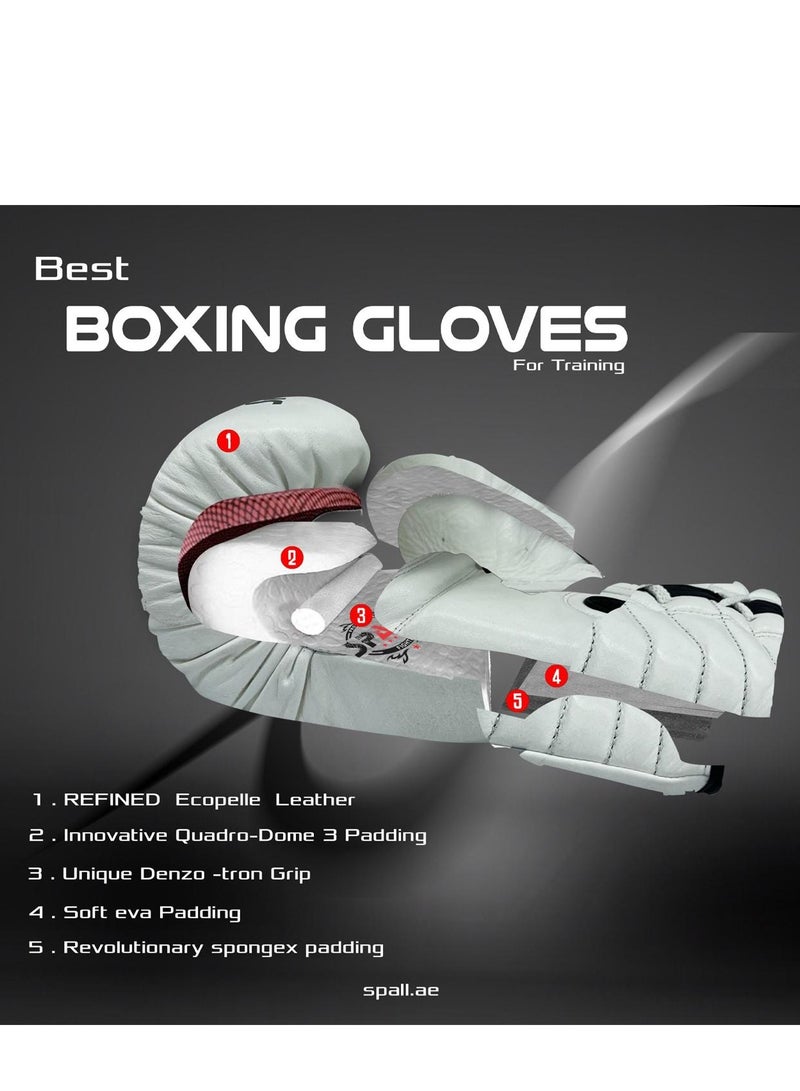 سبال قفازات ملاكمة احترافية للكمات القوية، وتدريبات الملاكمة والكيك بوكسينج، وتدريبات كيس الملاكمة والمواي تاي - Image 2