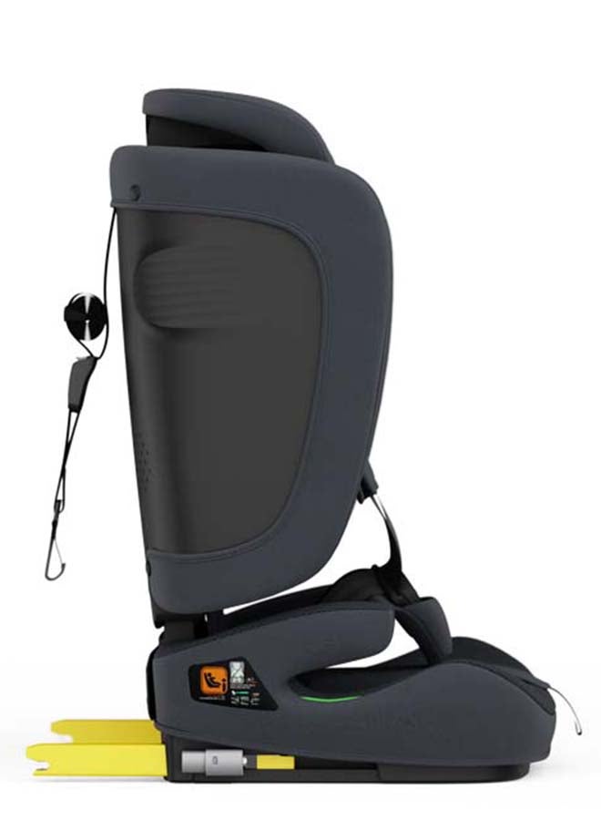 Leclercbaby EVO Pro Foldable i-Size ISOFIX Car Seat, 76-150 cm – Dark Grey - Image 4