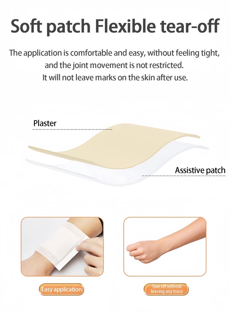 ضمادة مرهم النمر RD (عبوة من 6 قطع) | تسكين سريع للألم مع إحساس بالبرودة | مقاس كبير 10 سم × 14 سم | تسكين موضعي للعضلات والمفاصل والآلام | سهل الاستخدام، راحة تدوم طويلًا - Image 3