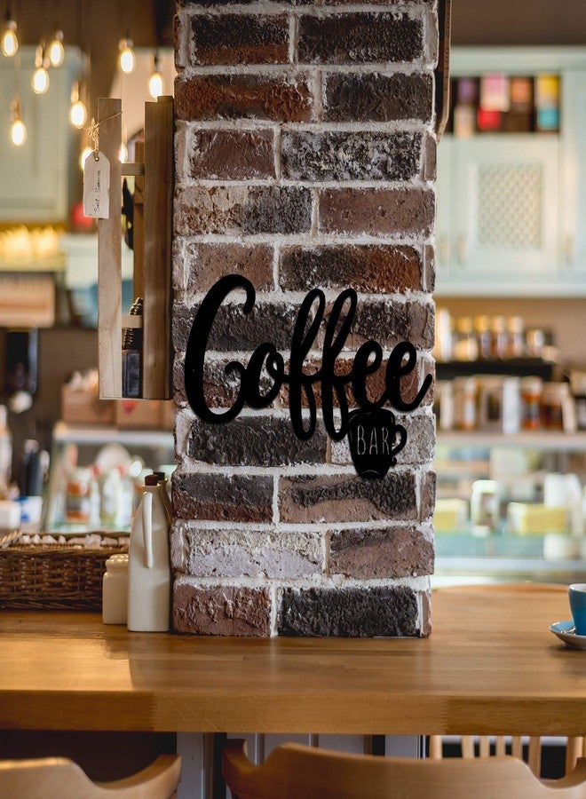 Hotop Pot Head Hanging Sign But First Metal Sign Coffee Station Metal Letter Sign Coffee Word Art Farmhouse Kitchen Wall Decor (Simple Style) - Image 5