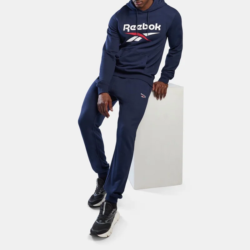 ريبوك ID 2-Col Large Logo French Terry Hoodie