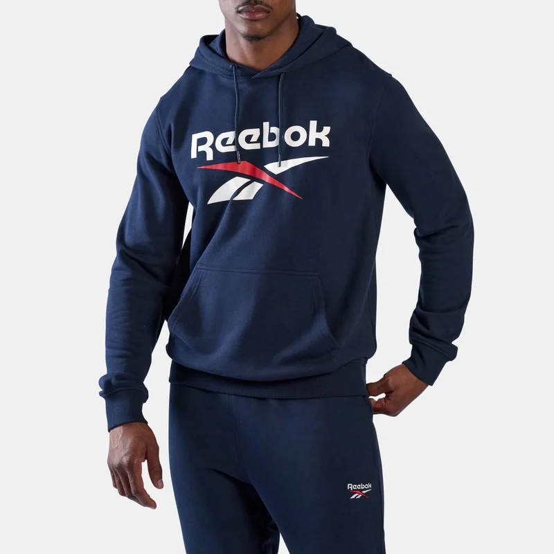 ريبوك ID 2-Col Large Logo French Terry Hoodie