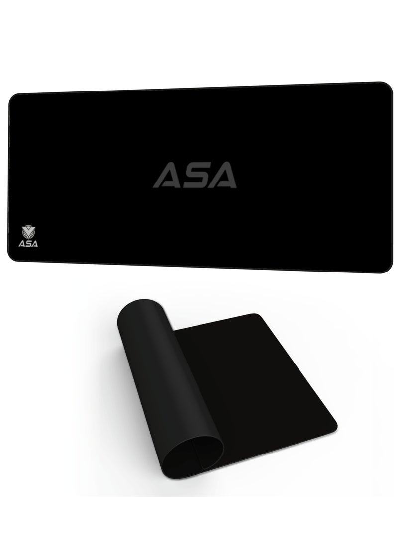 ASA - Extended Mouse Pad 90x40cm Non-Slip Rubber Base with Stitched Edges, Smooth Cloth Surface, Waterproof - Image 1