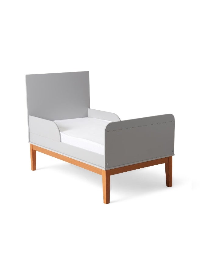 Pan Home Elenor Baby Crib 70X130 Cm - Grey - Image 4
