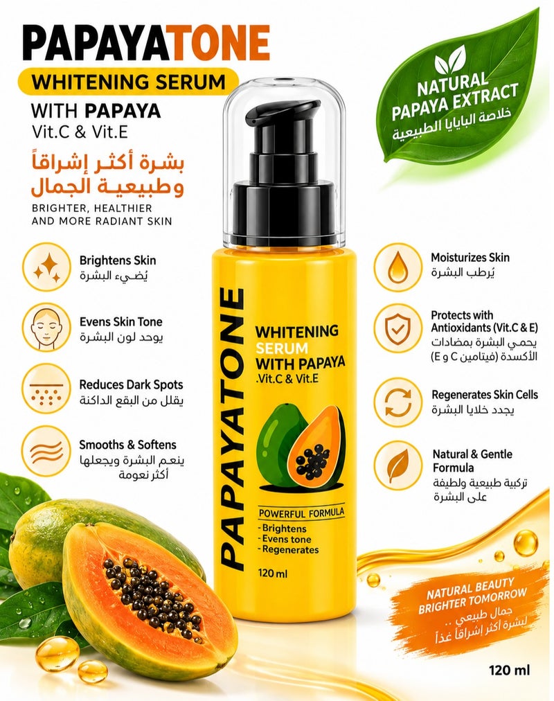 Melano Pharma Papayatone Whitening Serum 120 ml - Image 3