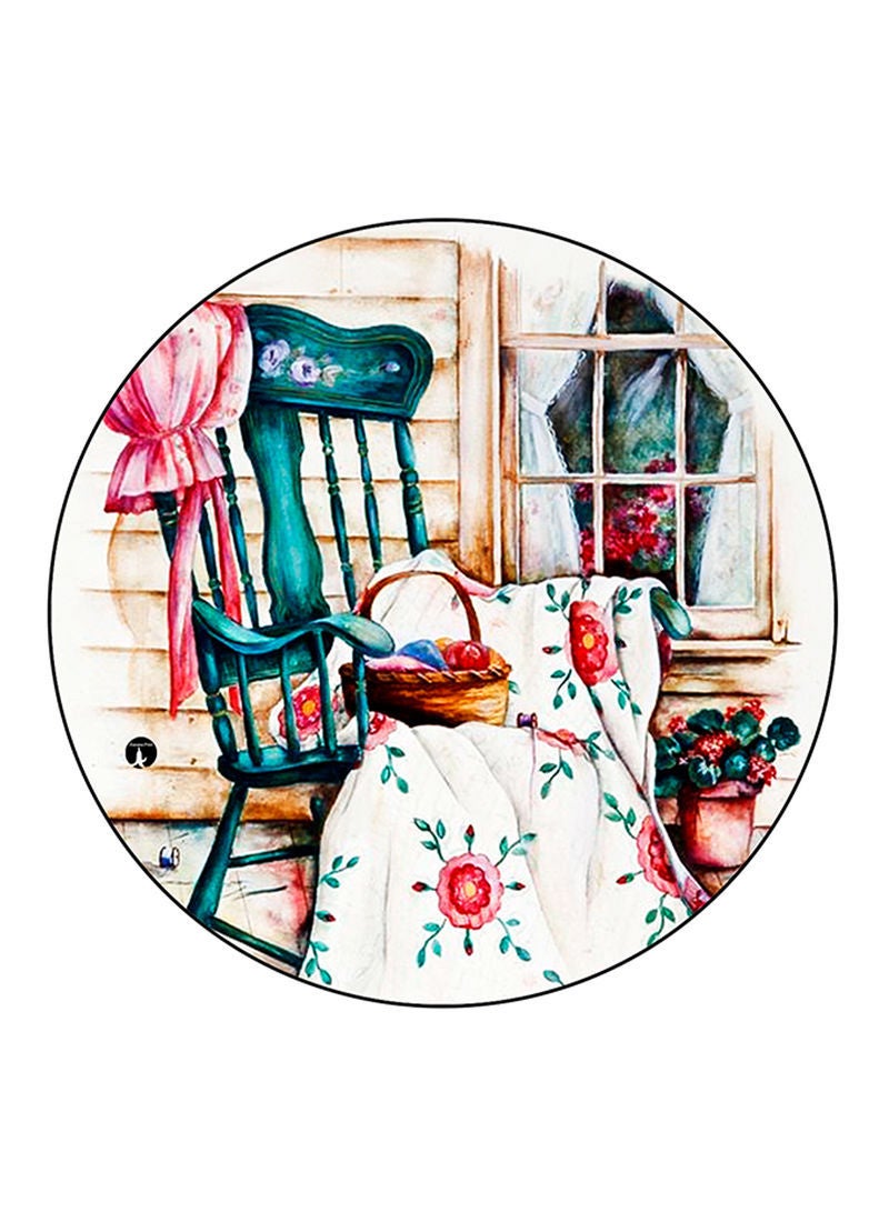 RKN Vintage Art Printed Fridge Magnet Multicolour - Image 1