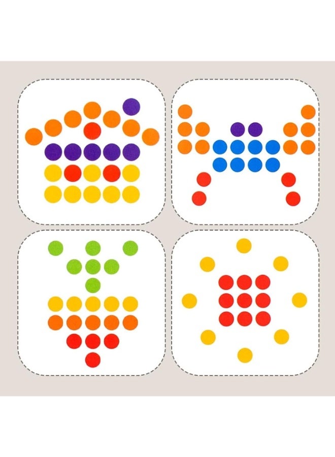 حديقة الألعاب مجموعة أكواب فرز الألوان - ٦ ألوان | لعبة تعليمية للأطفال | تُحسّن مهارات تمييز الألوان والمهارات الحركية الدقيقة | لعبة تعليمية مبكرة | لعبة أكواب التكديس - Image 4
