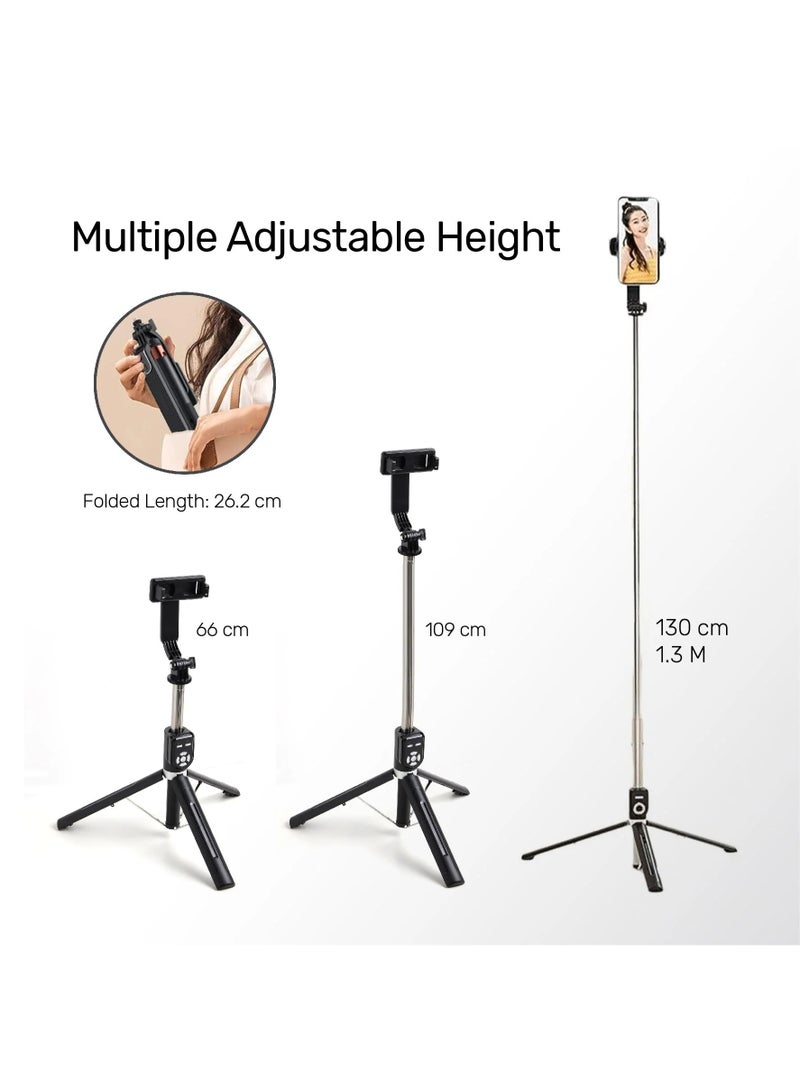 P-86 130cm Phone Selfie Stick Tripod - Image 3