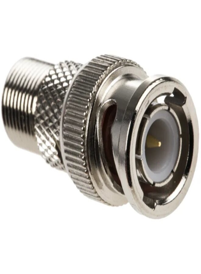 RS PRO Straight RF Adapter BNC Plug to Type F Socket 1GHz - Image 1