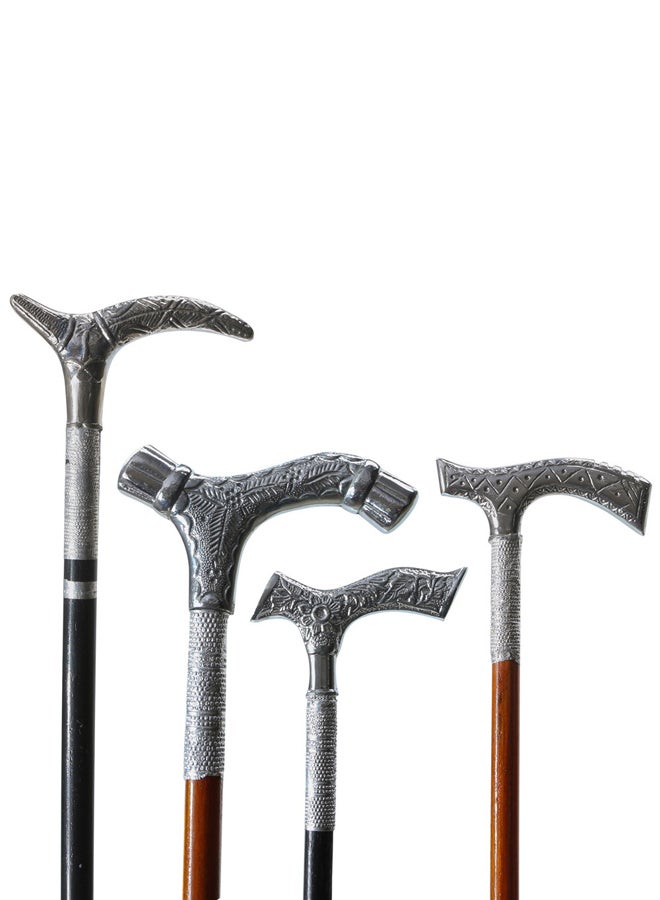 السنيدي عصا اماراتي خشب، ملون - Image 2