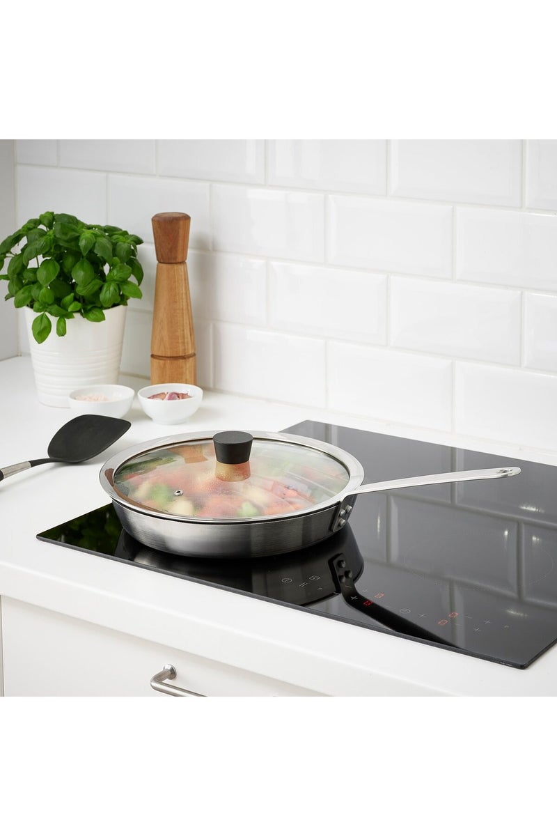 غطاء مقلاة، زجاج، 28 سم - Image 2