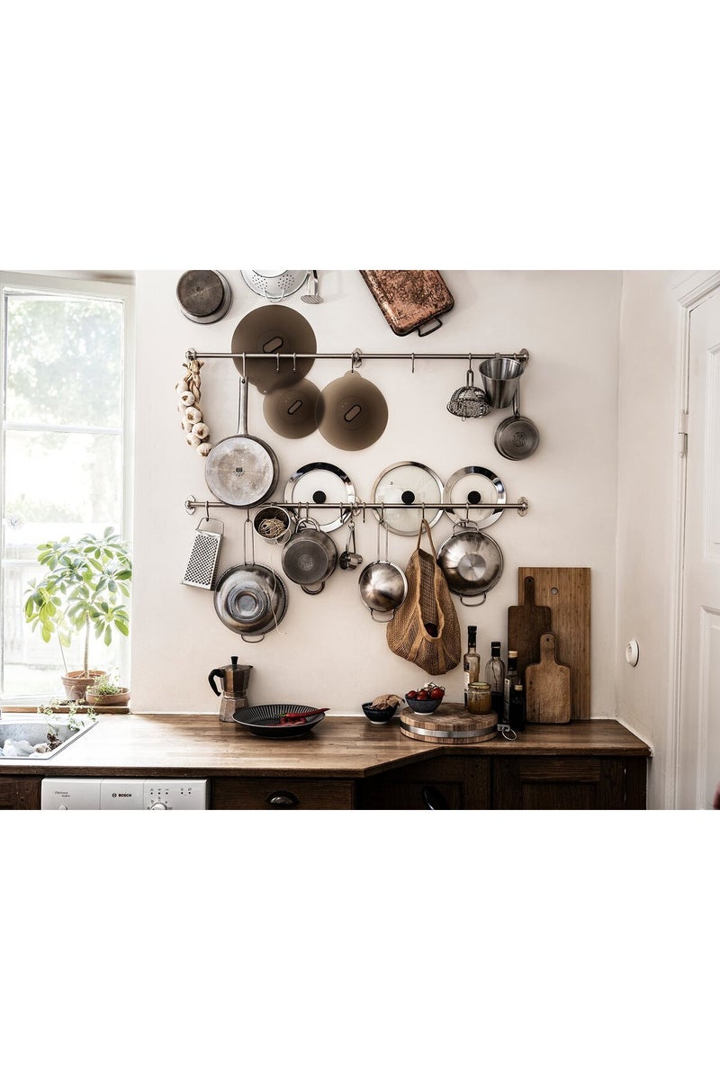 غطاء مقلاة، زجاج، 28 سم - Image 5