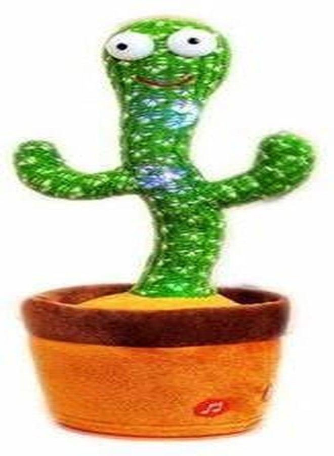 Hda Group Wool Dancing Cactus Toy for Girls and Boys Learning & Educational Toy for Kids | Birthday & Return Gift| ( Green ) - Image 1