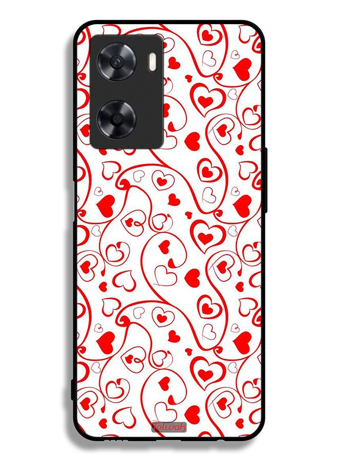 Tolwak Oppo A77s Protective Case Cover Hearts Pattern - Image 2