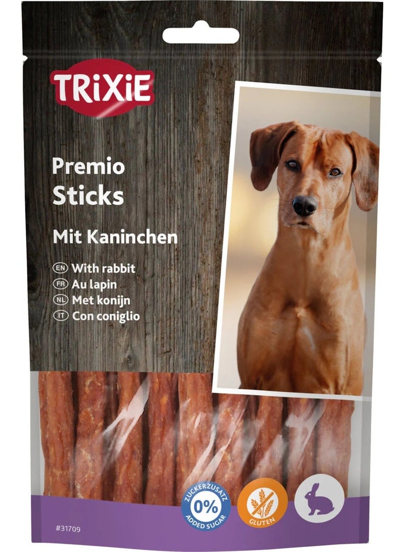 Trixie Premio Rabbit Sticks Dog Treats - 100G