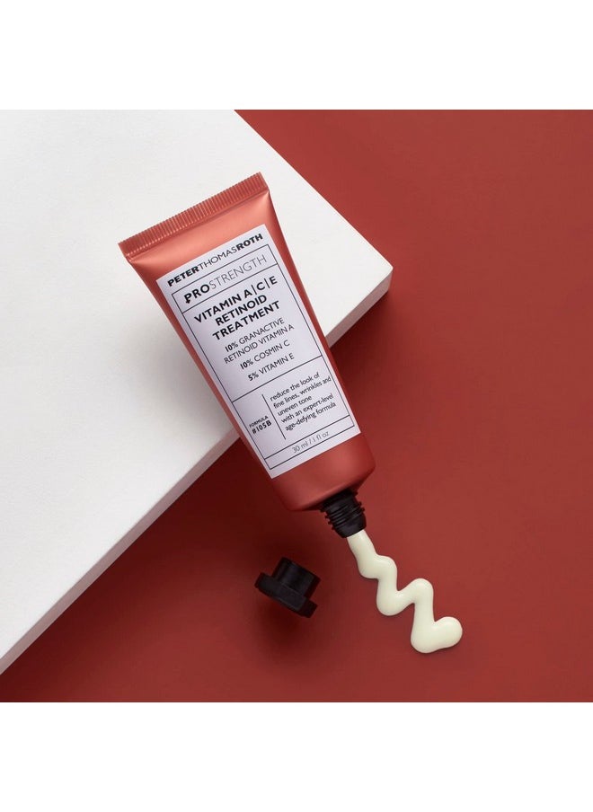 PETER THOMAS ROTH - Pro Strength Vitamin Ace Retinoid Treatment For Fine Lines Wrinkles And Uneven Tone Antiaging And Brightening Cream With Vitamins A C And E - Image 1