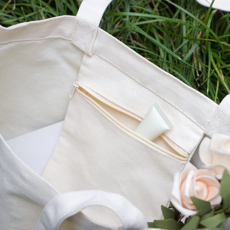 Kimoli Funny Skeleton Canvas Tote Bag for Women  Reusable Grocery Bag with Inner Pocket  Cute Tote Bag Aesthetic for Gifts  Shopping & Beach - Image 3