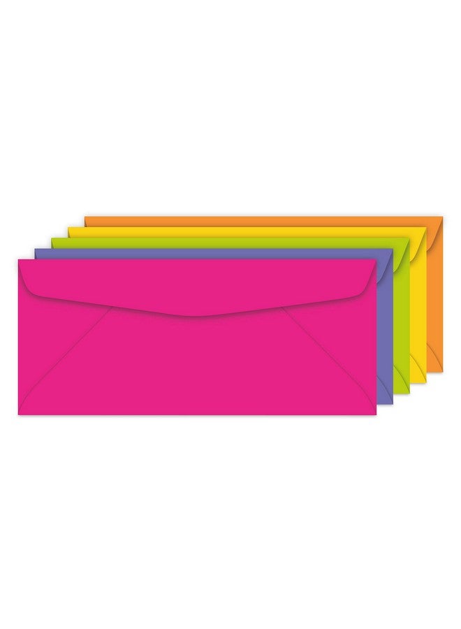 Astrobrights Color 10 Envelopes 4.125" X 9.5" 24 Lb/89 Gsm "Happy" 5Color Assortment 200 Pack (92109) - Image 2