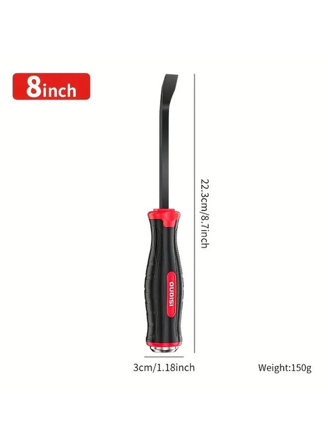 8 Inch Heavy Duty Crowbar Anti Slip Handle CRV Steel Pry Bar For Tire Removal - Image 1