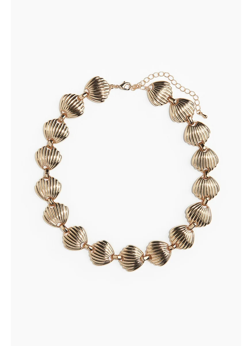 اتش اند ام Seashell-Link Necklace