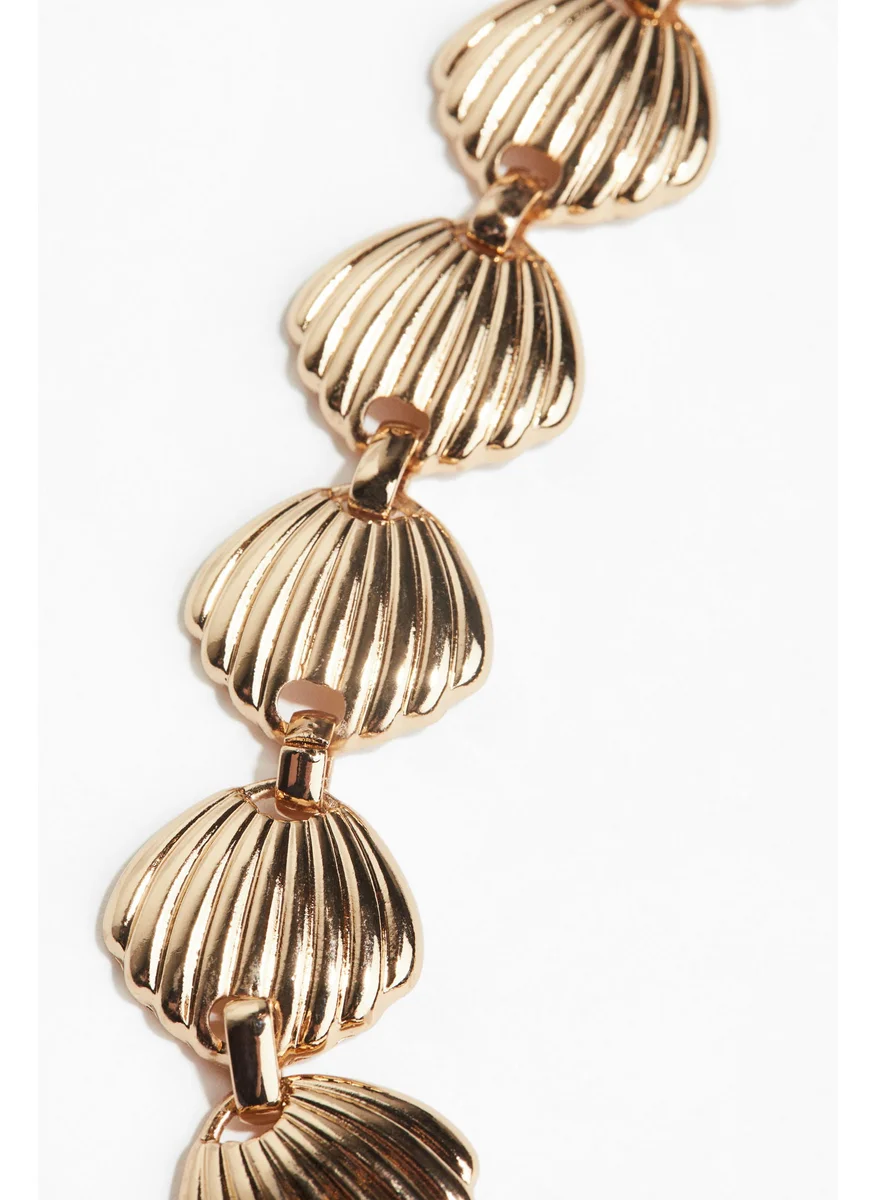 اتش اند ام Seashell-Link Necklace
