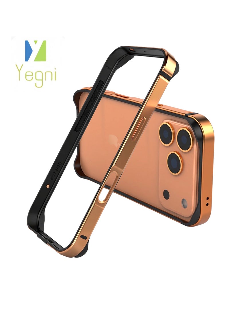 نعم سيدي. جراب واقٍ بإطار معدني مناسب لهاتف iPhone 17 Pro جراب واقٍ للهاتف المحمول iPhone 17 Pro Max إطار هاتف محمول من Apple - Image 1