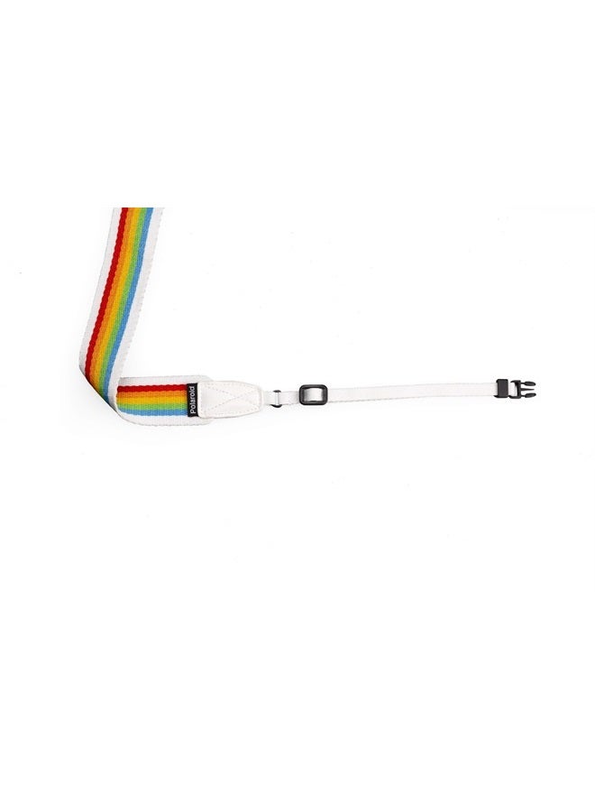 Polaroid Camera Strap Flat – Rainbow Stripe - Image 2