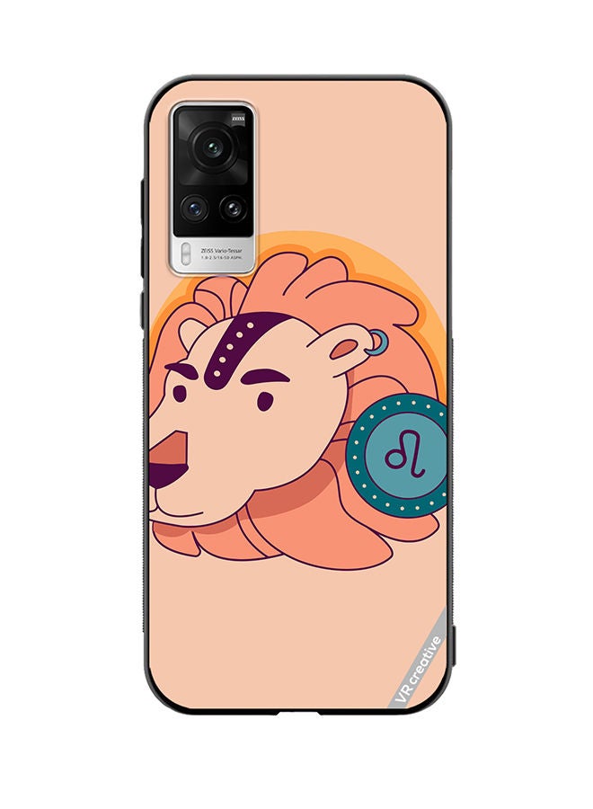 VR CREATIVE Protective Case Cover For Vivo X60 Pro Lion Zodiac Signs Design Multicolour - Image 1
