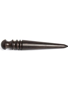 SYOSI Wood Leather Burnisher Tool, Tapered Edge Slicker Made of Ebony, Trimming Burnisher Creaser Wood Features for Burnishing Leather Projects of Various Thicknesses Sleek, Polished Leather Tool  - Image 3