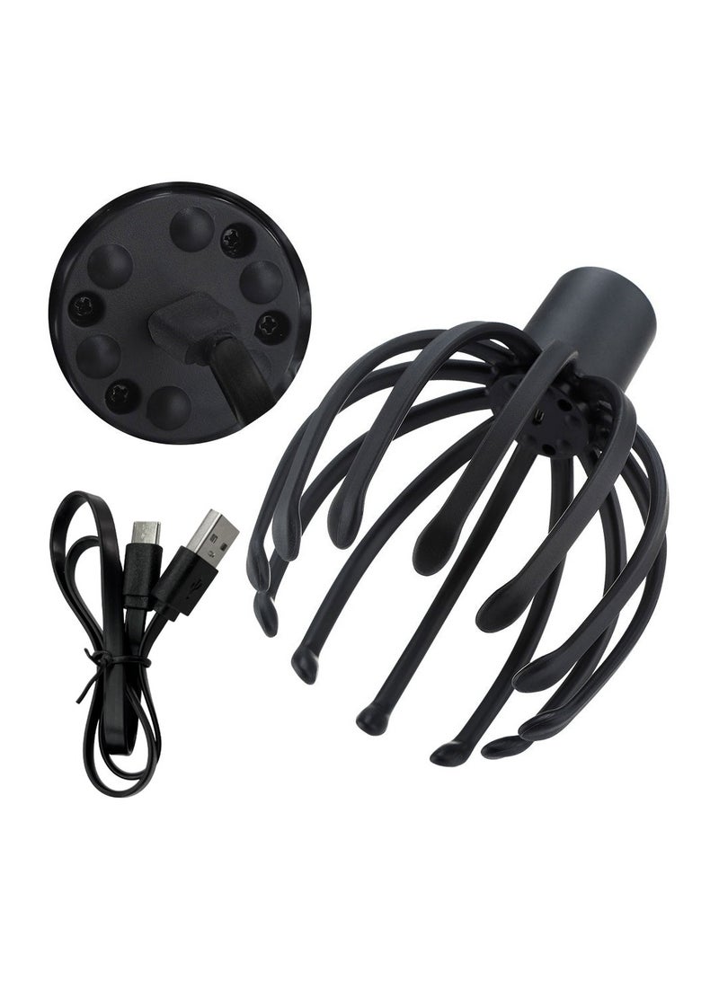 general Multi-claw Electric Massager Head Scalp Kneading Massager Octopus Electric Head Massage Claw - Image 5