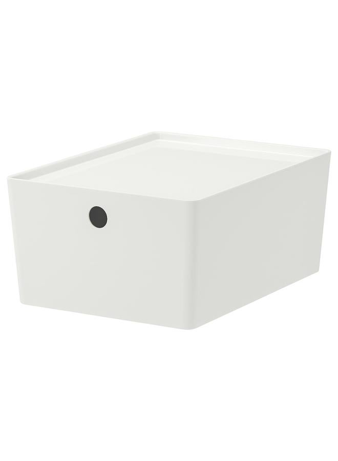 erorex Box With Lid, White, 26X35X15 Cm - Image 1