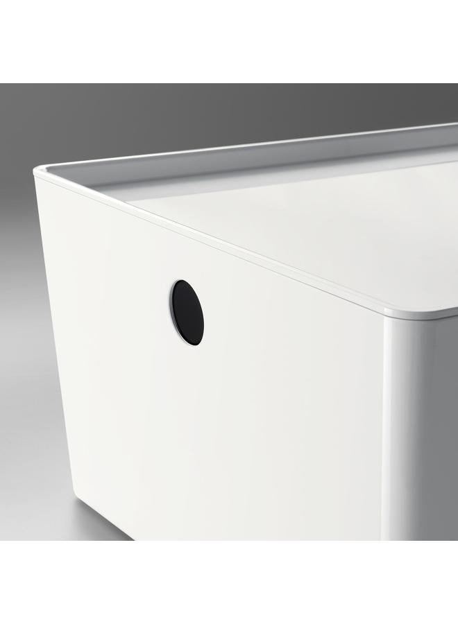erorex Box With Lid, White, 26X35X15 Cm - Image 5