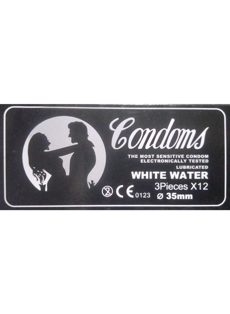 Condoms lubricated delay for men 3 pieces