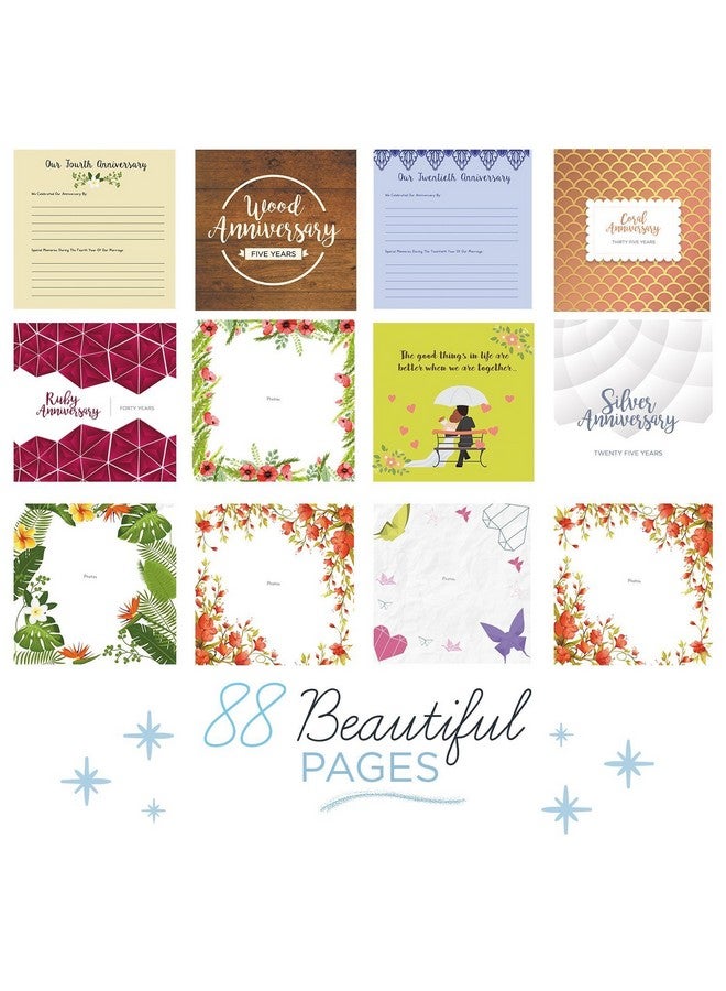 Unconditional rosie Wedding Gift For Couple, Memory Book | A Hardcover Journal To Document Anniversaries From The 1St To The 50Th Year | Present For Him/Her | Personalized Surprise For Husband & Wife - Image 4